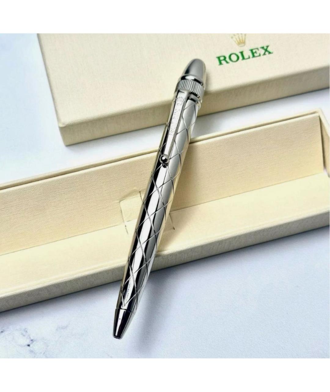 ROLEX Серебряная шариковая ручка, фото 8