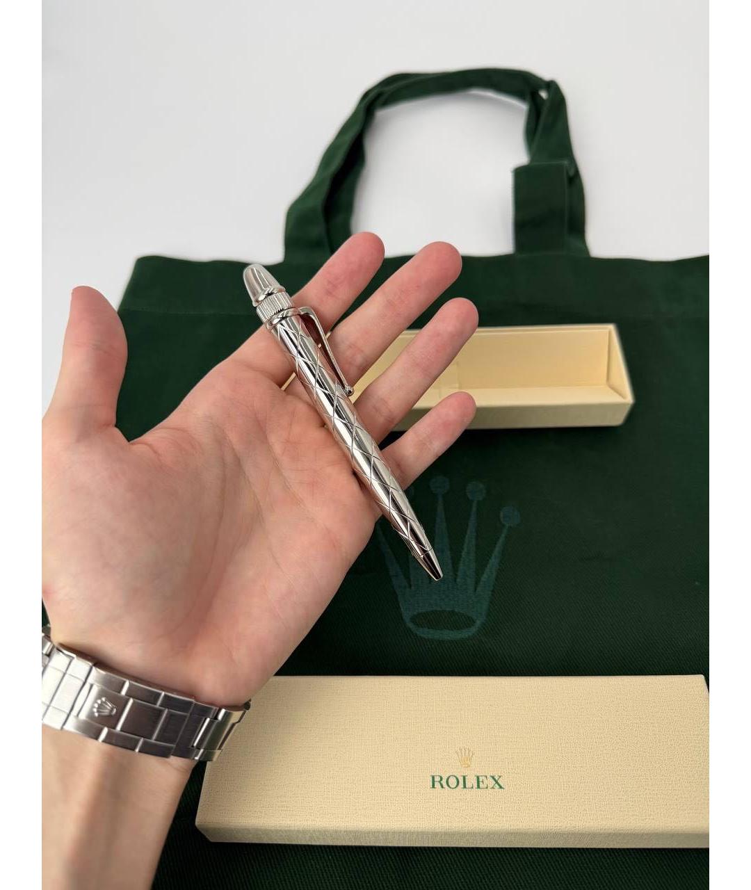ROLEX Серебряная шариковая ручка, фото 2