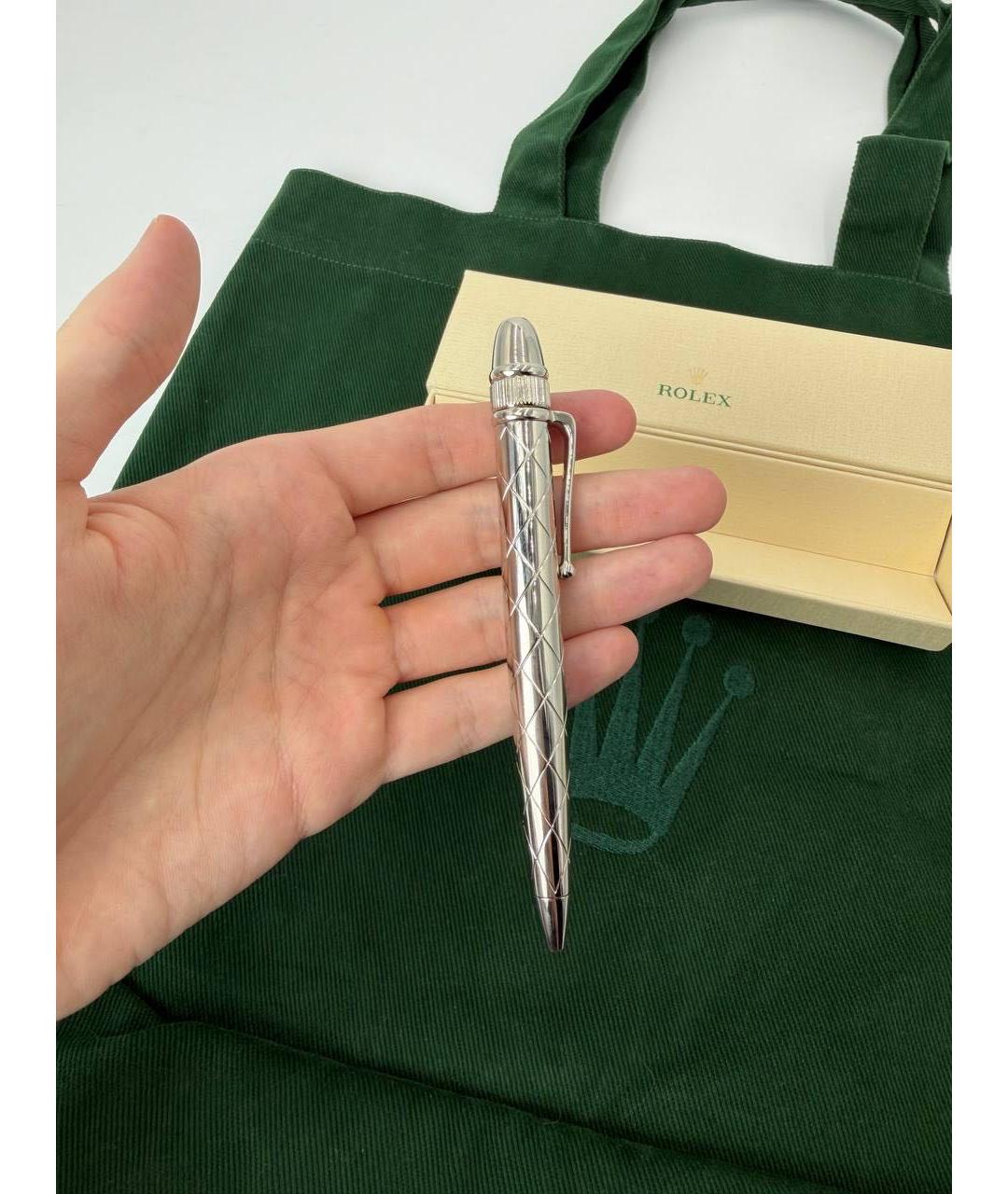 ROLEX Серебряная шариковая ручка, фото 5