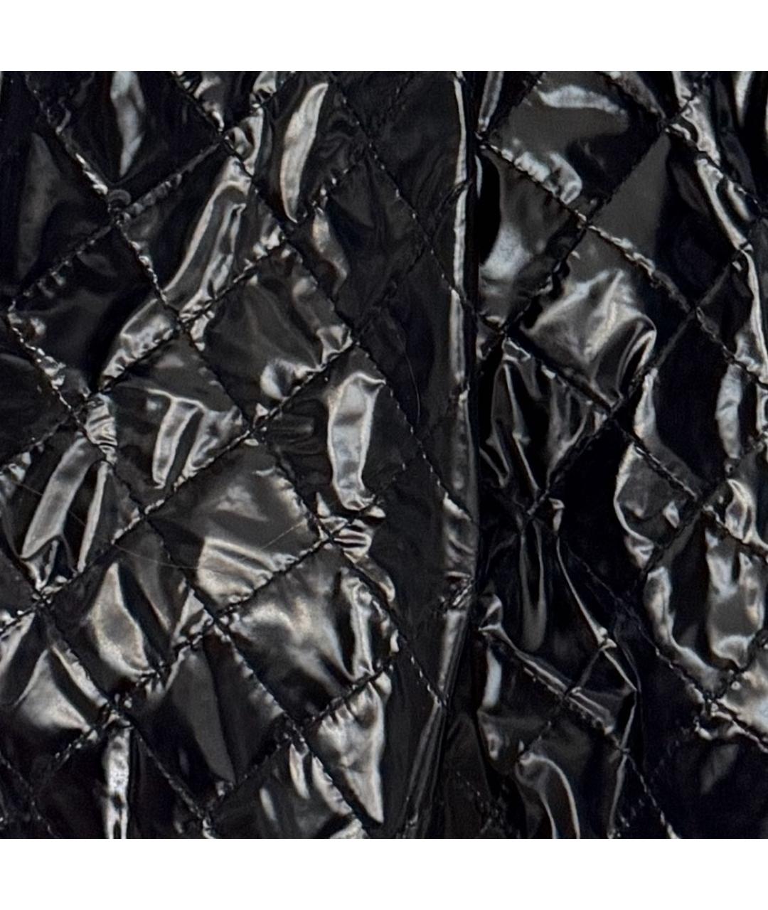 TWIN-SET Черная кожаная юбка, фото 4