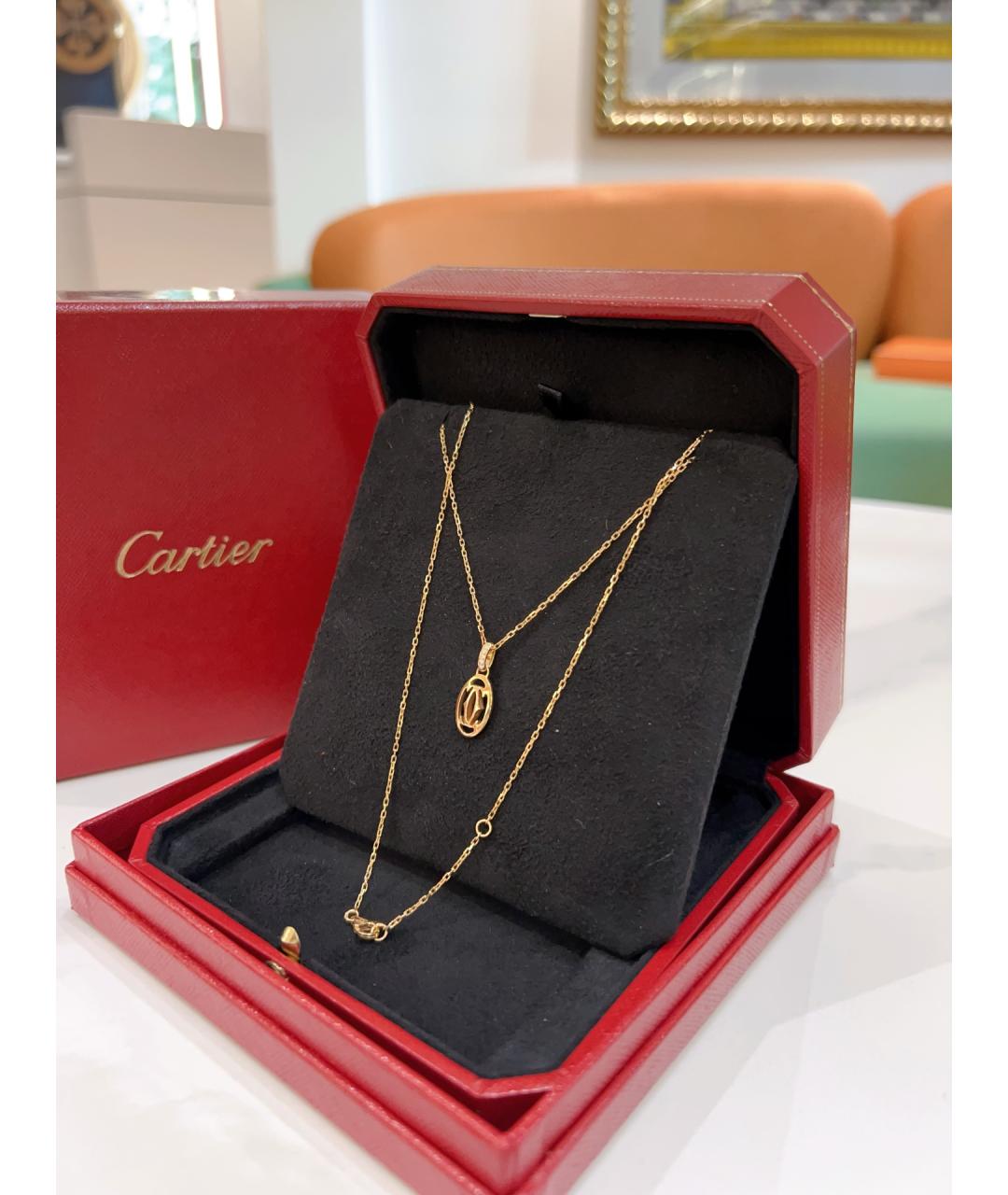 CARTIER Золотое колье из розового золота, фото 7