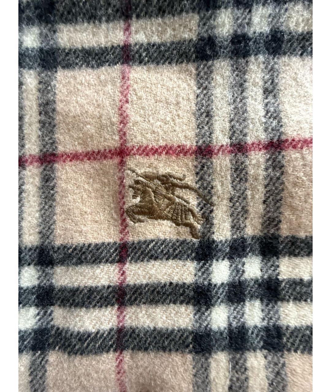 BURBERRY Бежевый шарф, фото 2