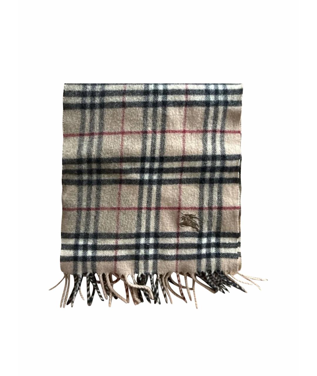BURBERRY Бежевый шарф, фото 1