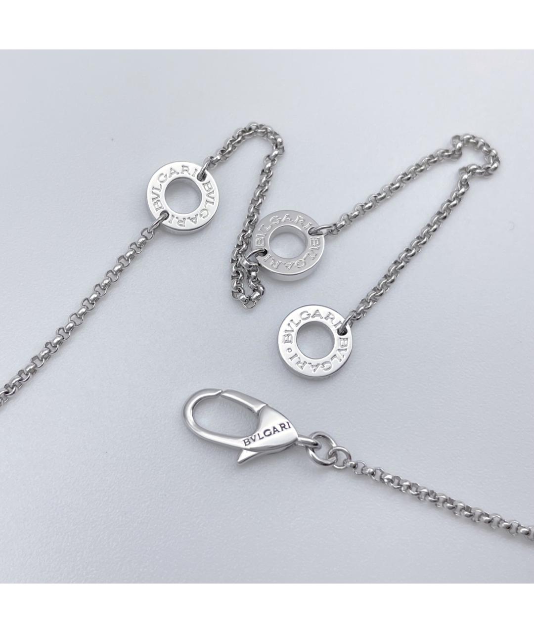 BVLGARI Серебряная подвеска из белого золота, фото 4