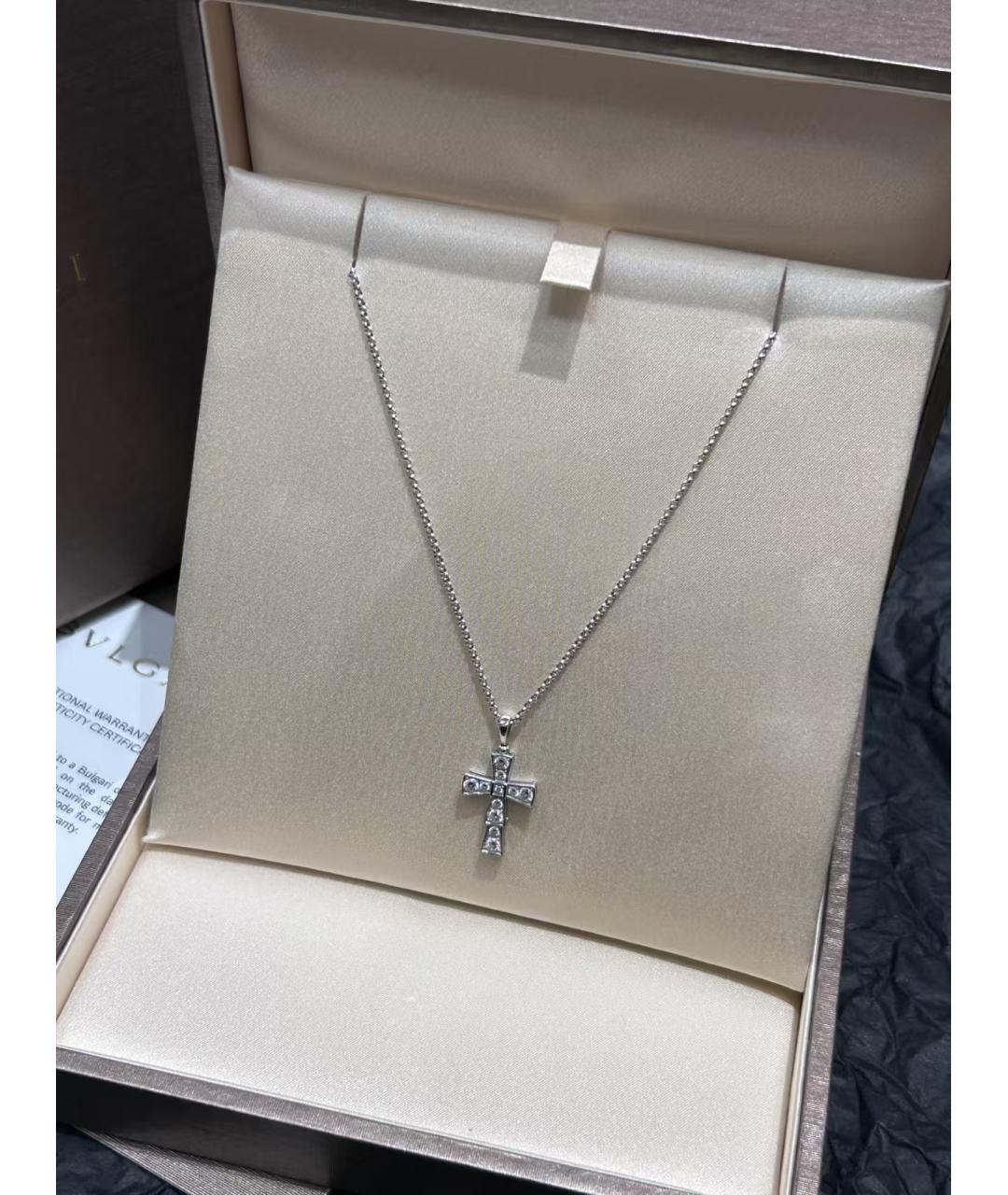 BVLGARI Серебряная подвеска из белого золота, фото 2