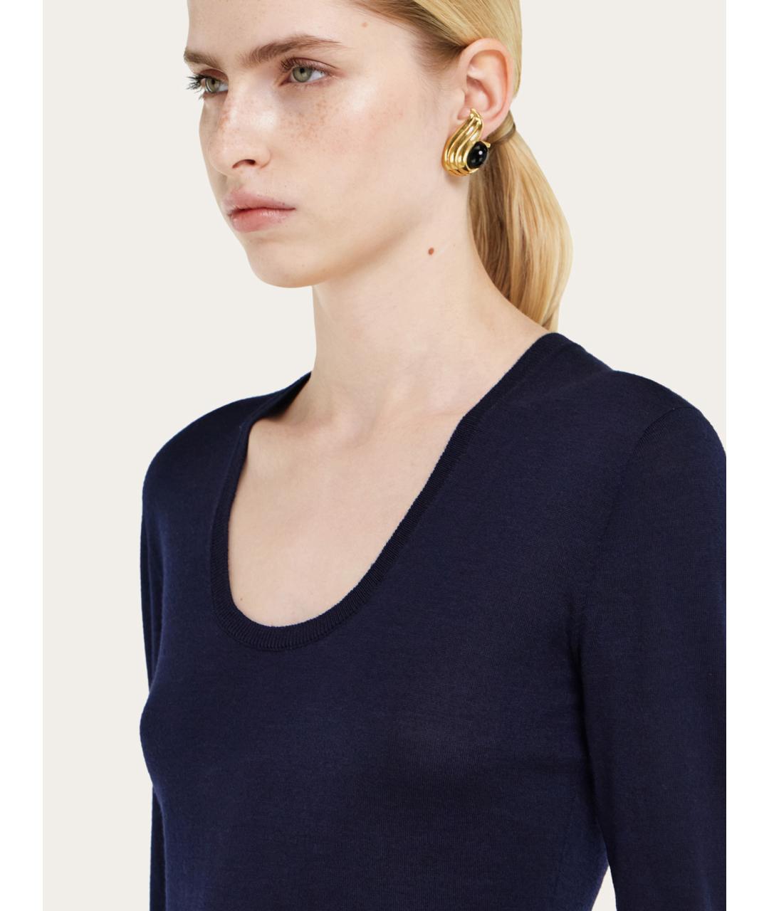 FERRAGAMO Шерстяная блузы, фото 5