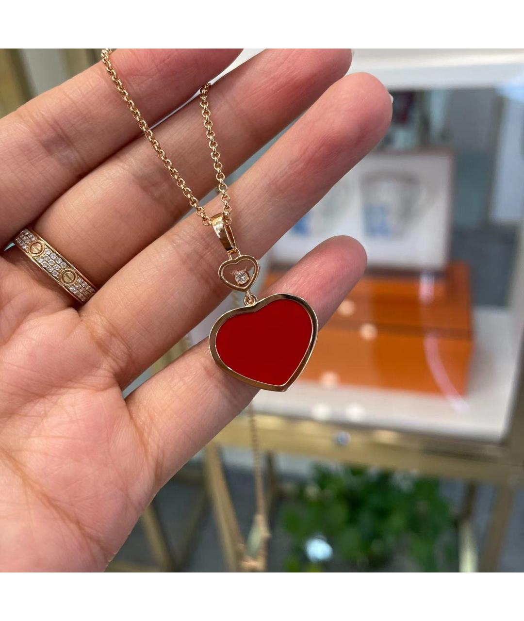 CHOPARD Золотое колье из розового золота, фото 3