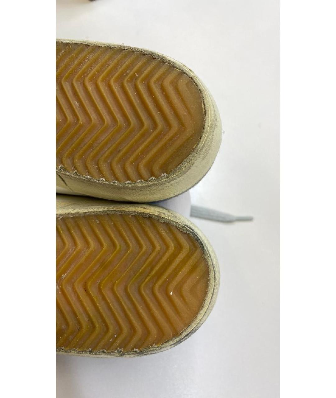 GOLDEN GOOSE Белые кожаные кеды, фото 6