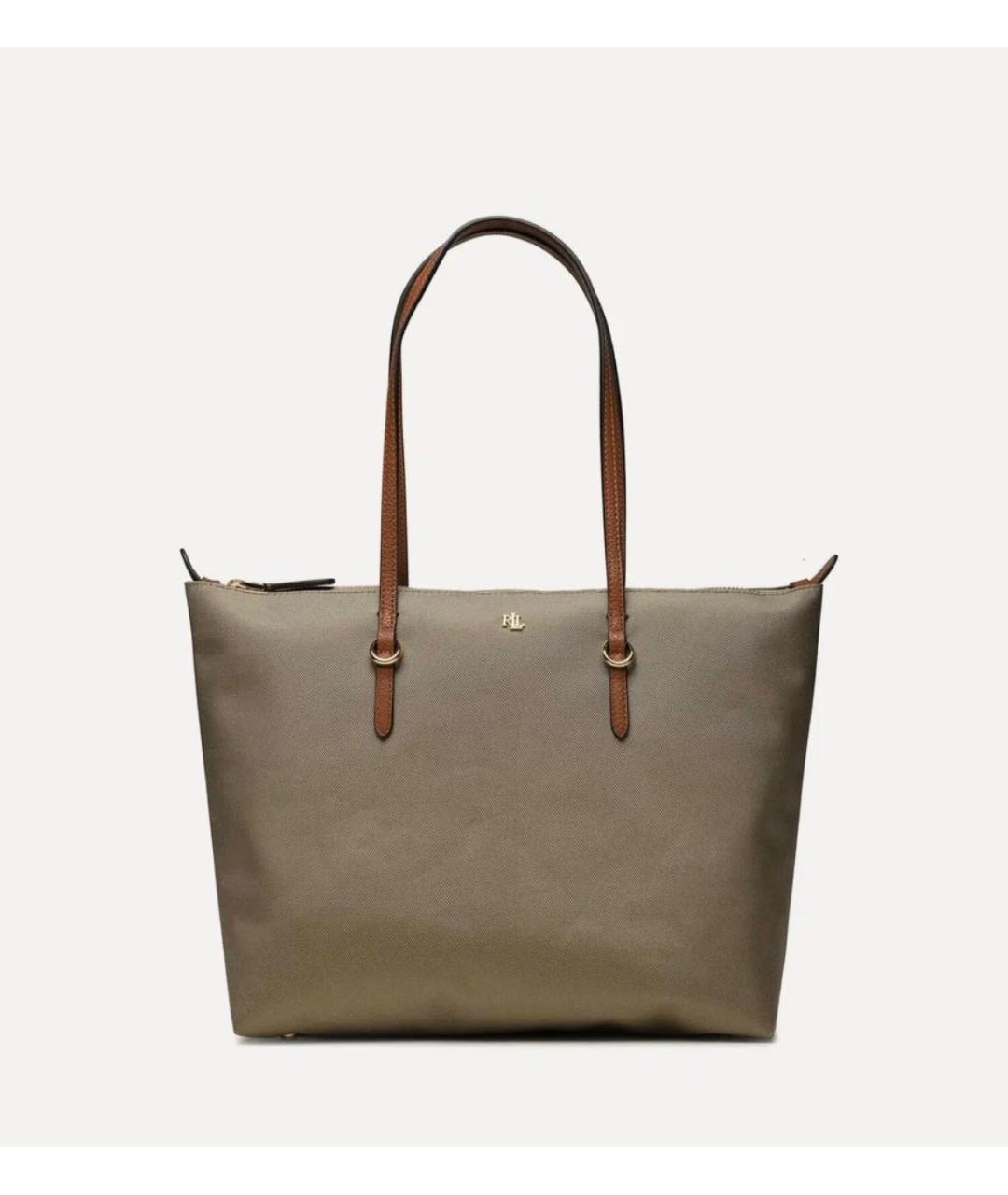 RALPH LAUREN Бежевая сумка тоут, фото 4