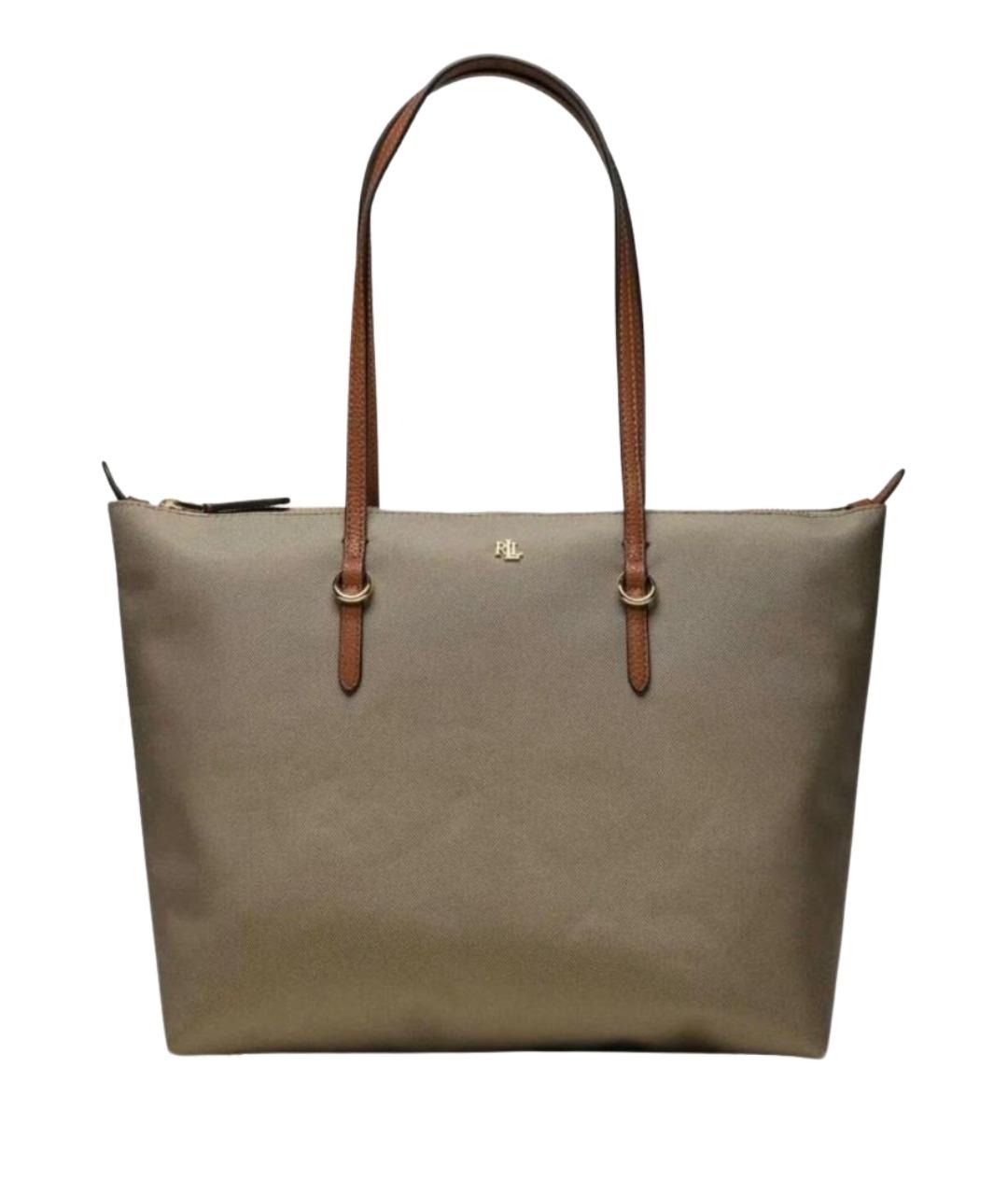 RALPH LAUREN Бежевая сумка тоут, фото 1