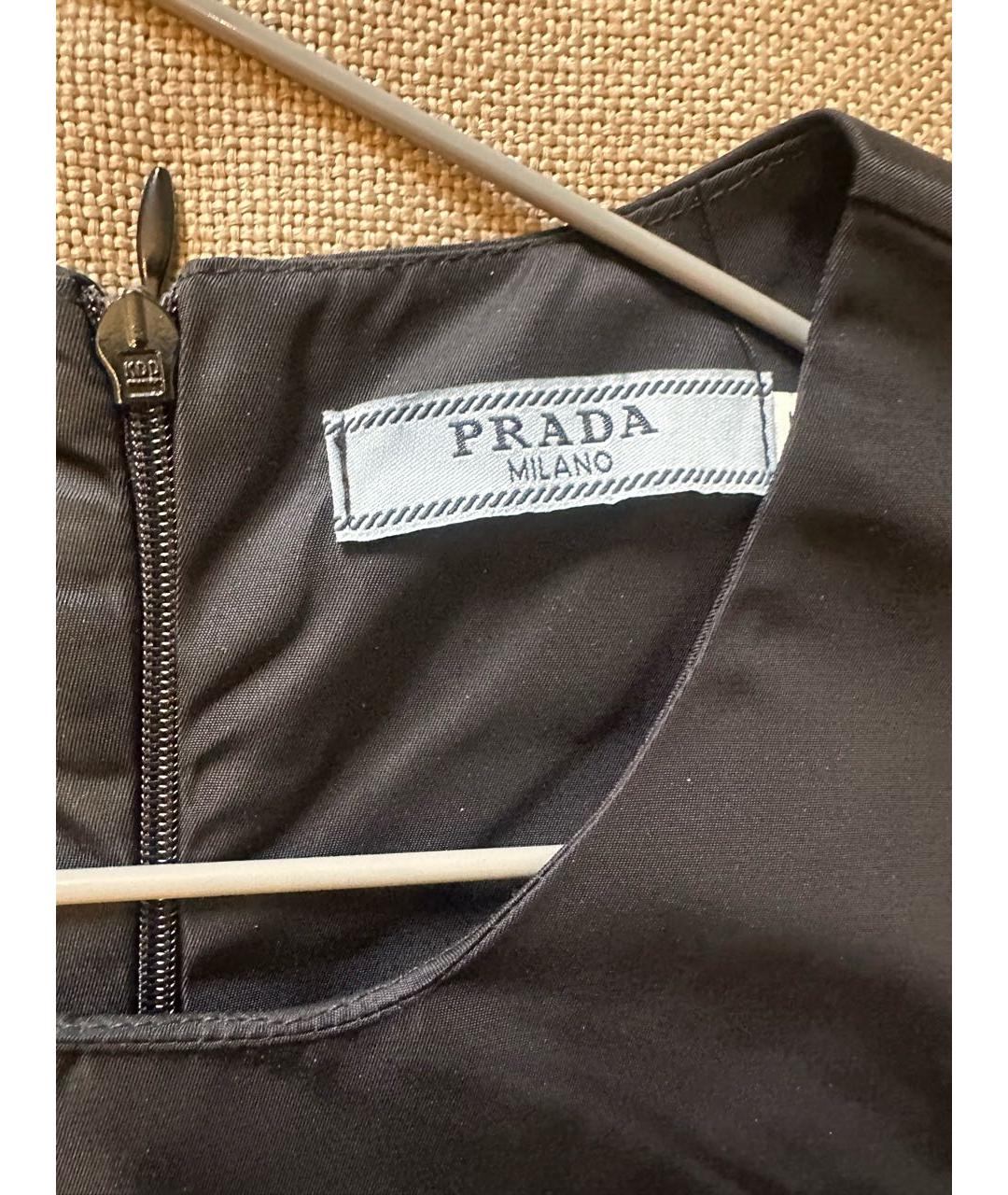 PRADA Черный полиэстеровый костюм с брюками, фото 3