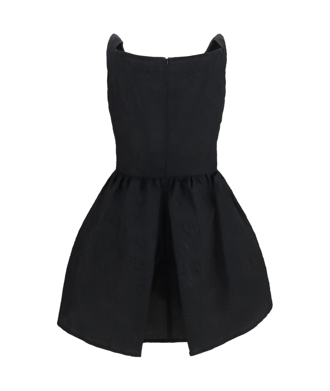 VIVIENNE WESTWOOD Черное хлопковое коктейльное платье, фото 2