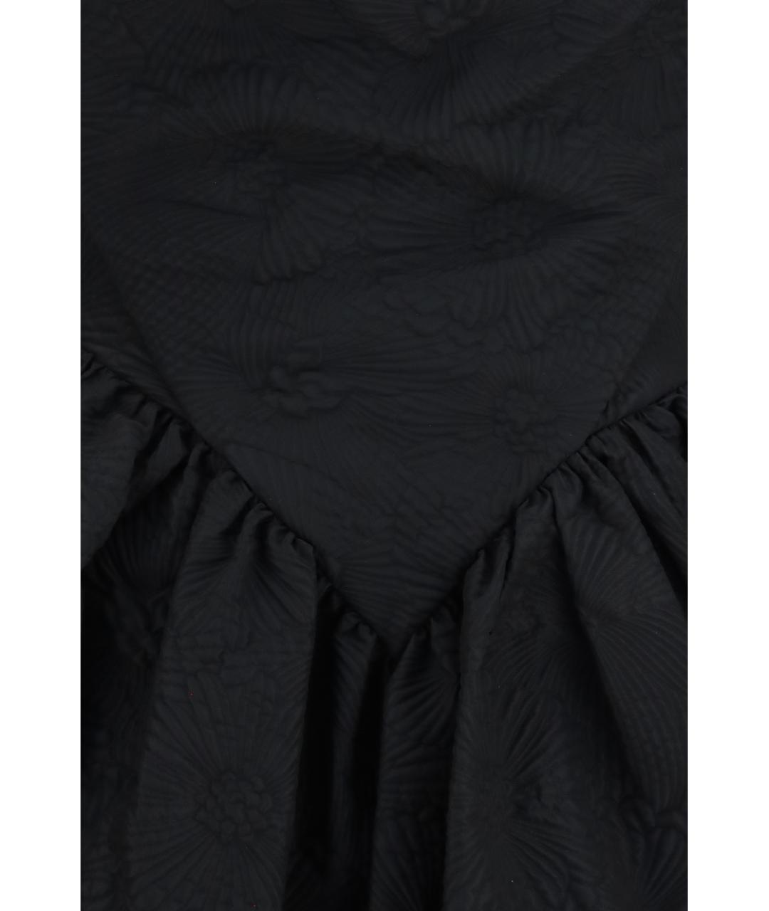 VIVIENNE WESTWOOD Черное хлопковое коктейльное платье, фото 3