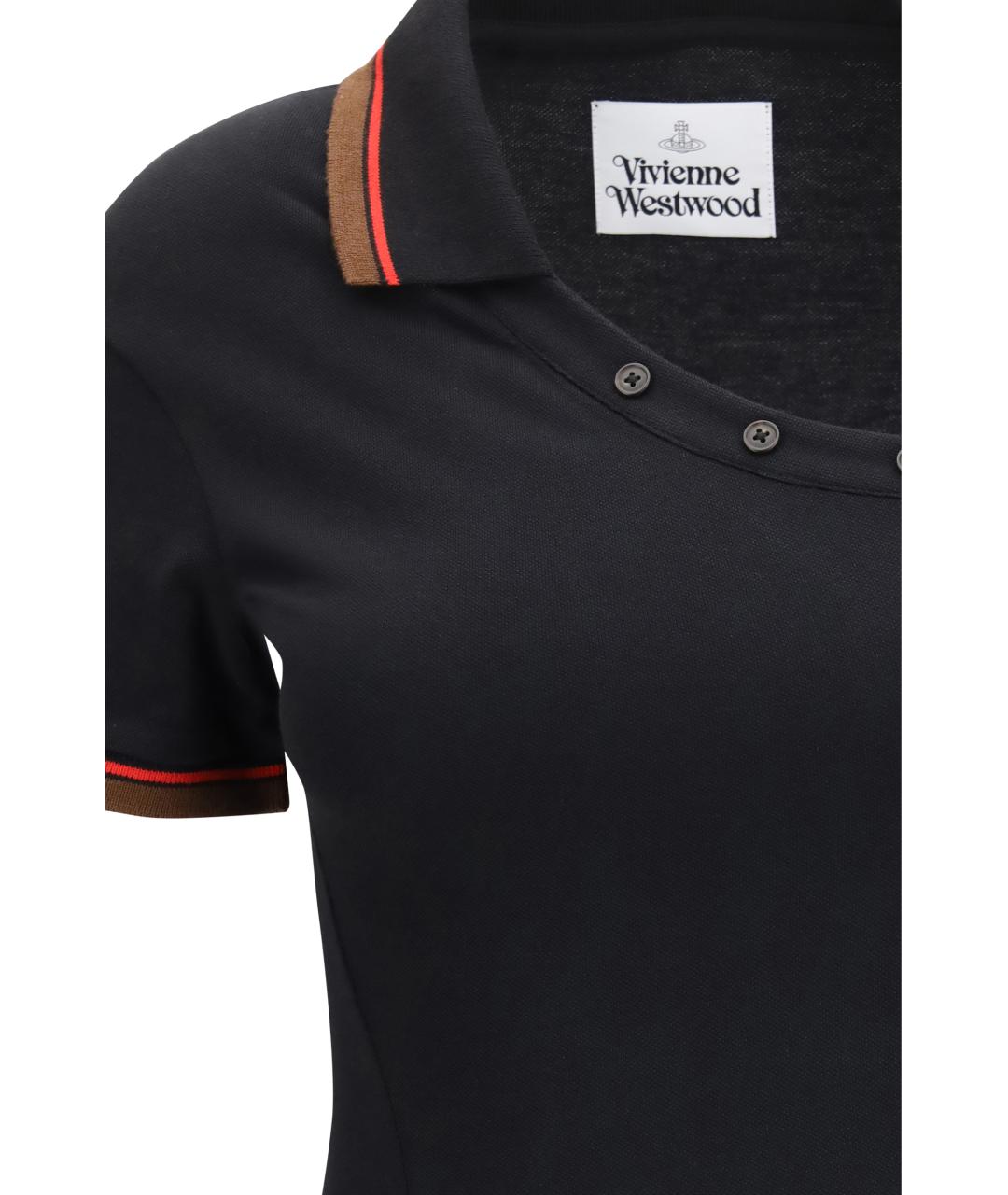 VIVIENNE WESTWOOD Черное повседневное платье, фото 3