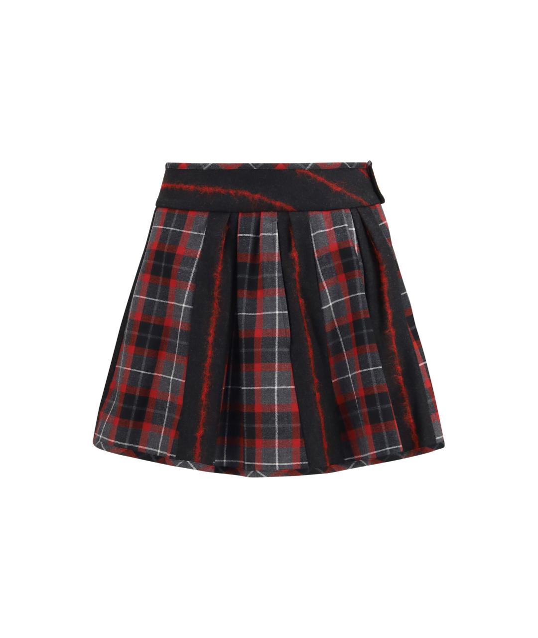 VIVIENNE WESTWOOD Мульти шерстяная юбка мини, фото 1