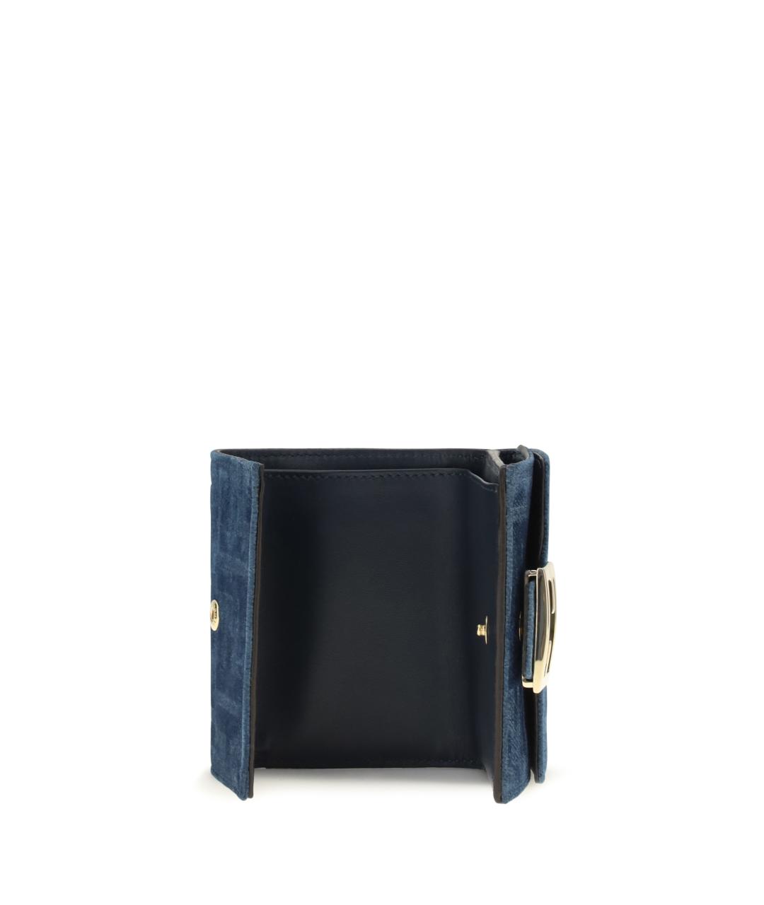 FENDI Синий кошелек, фото 3