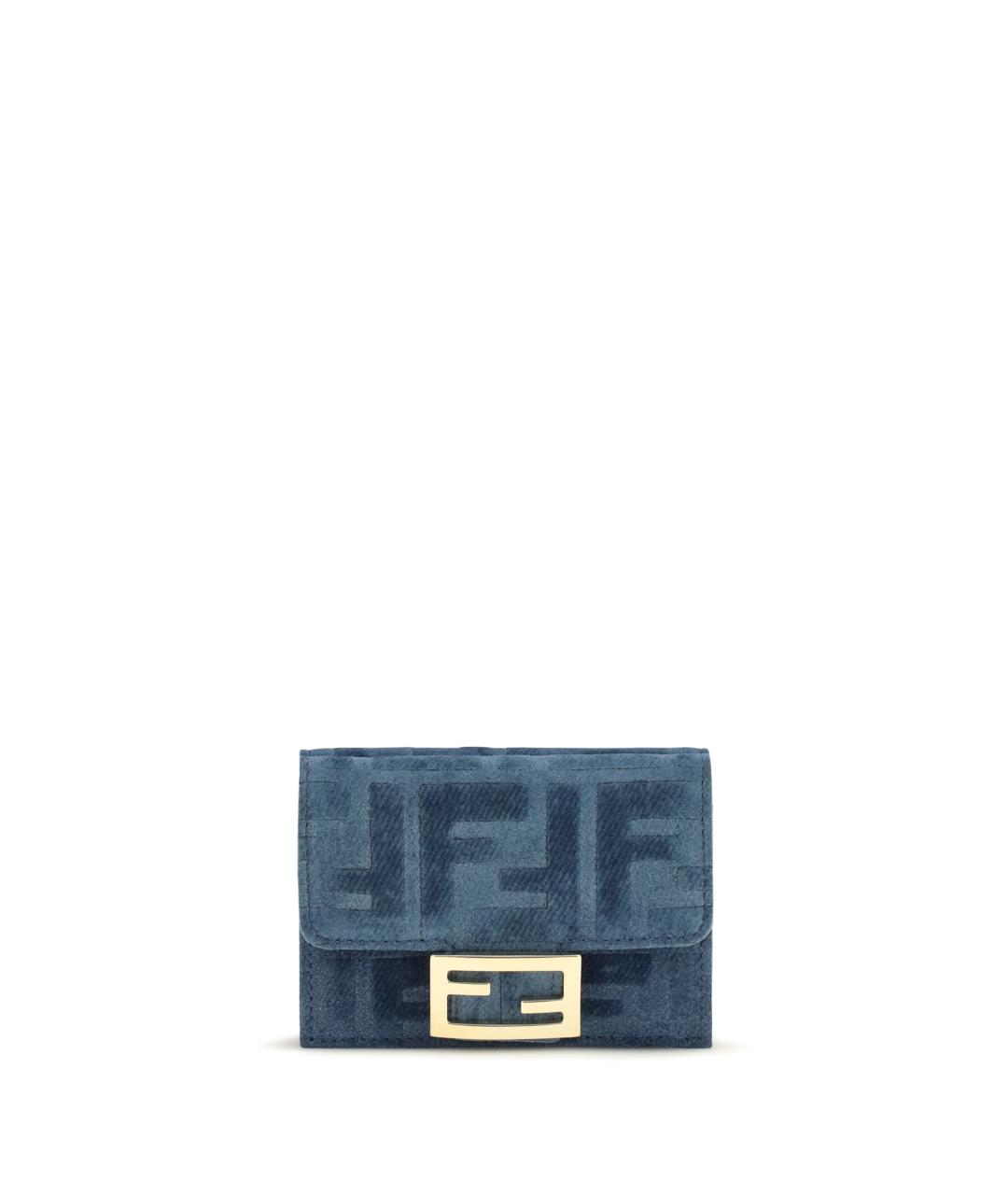 FENDI Синий кошелек, фото 1