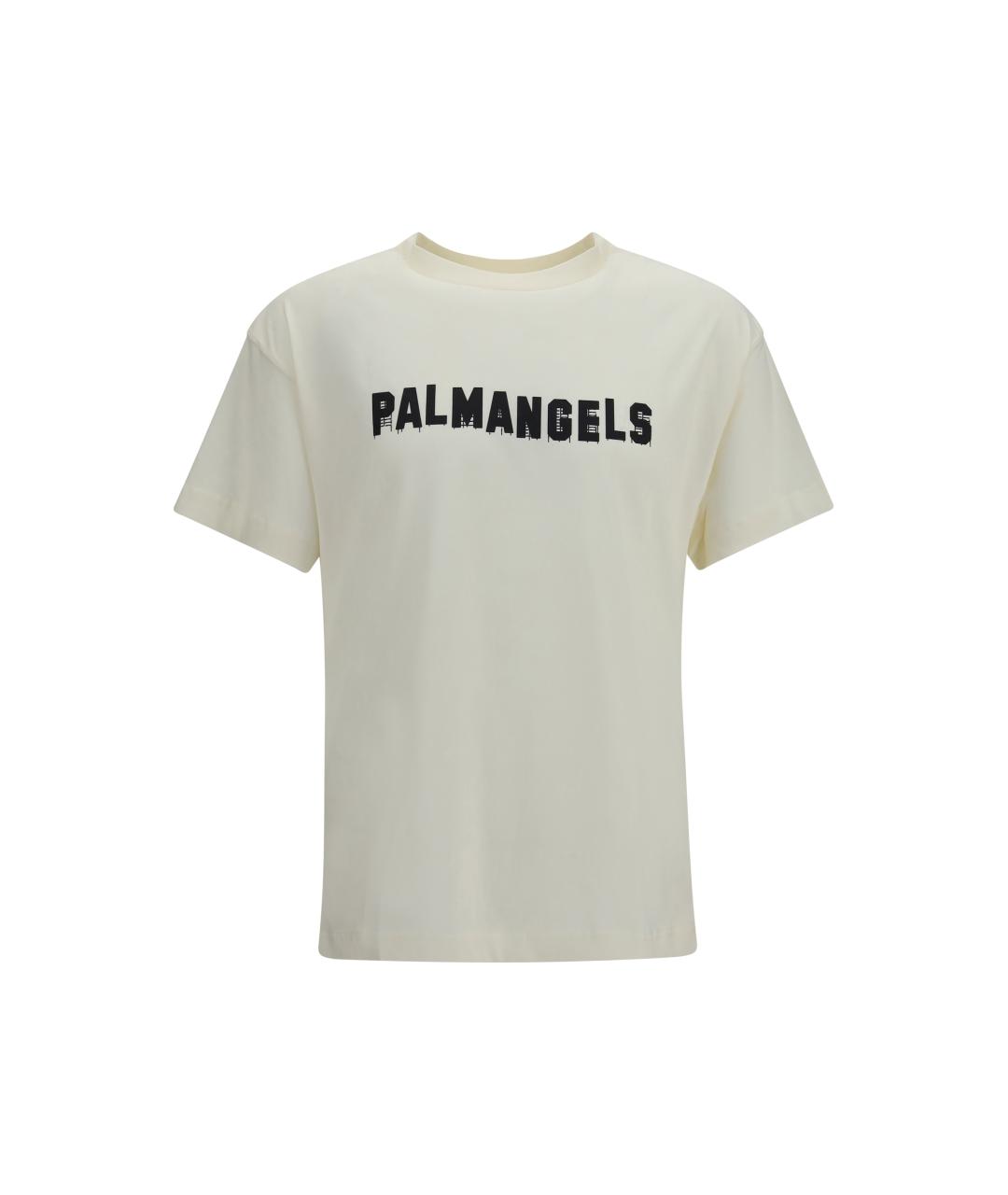 PALM ANGELS Белая хлопковая футболка, фото 1