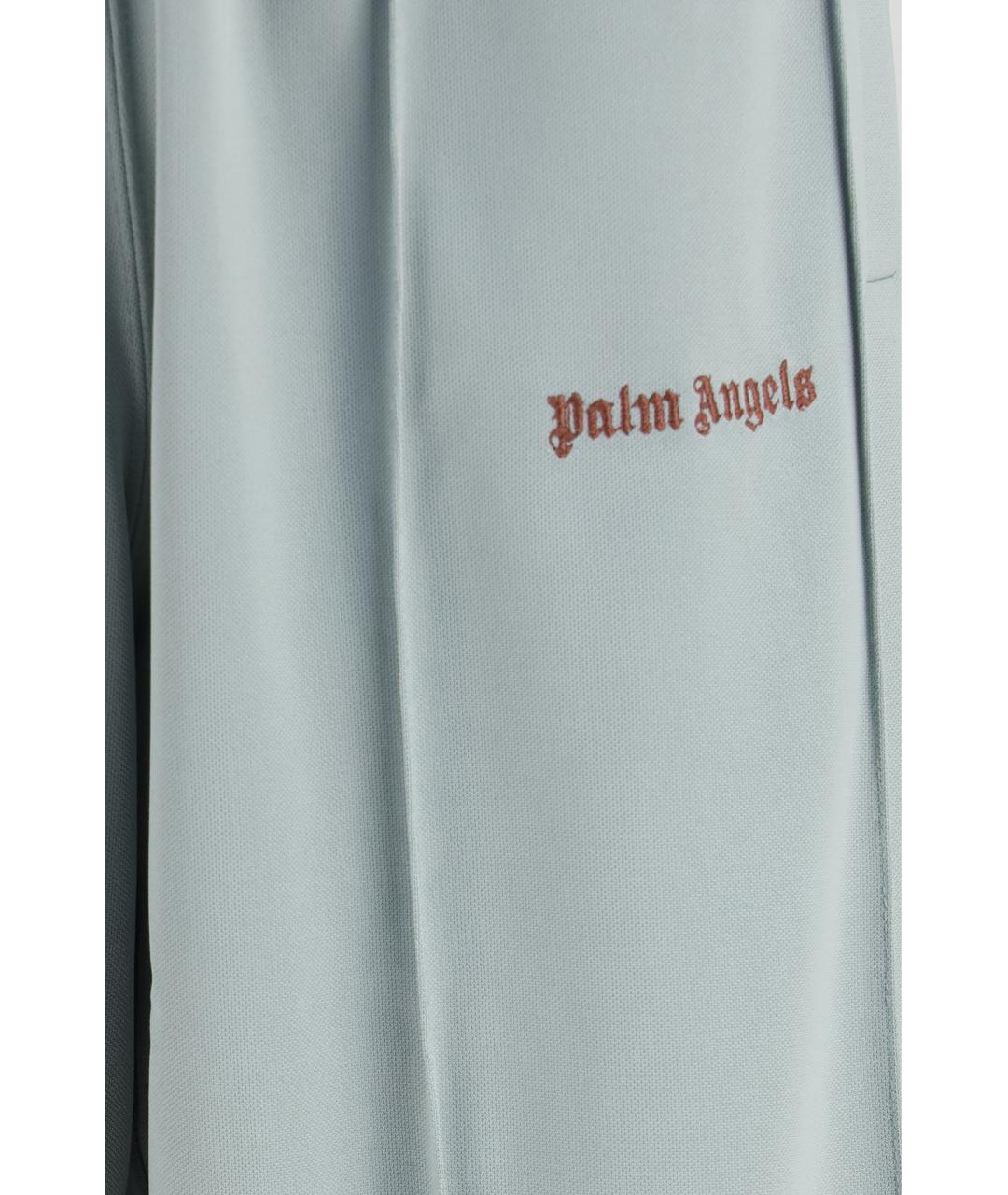 PALM ANGELS Голубые полиэстеровые повседневные брюки, фото 3