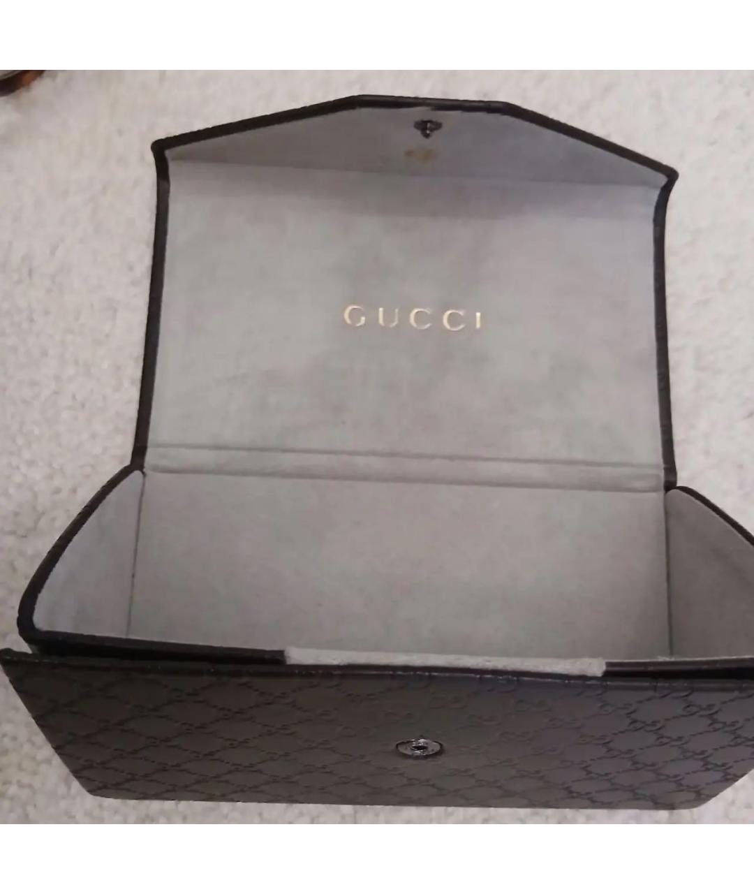 GUCCI Прозрачные пластиковые солнцезащитные очки, фото 5