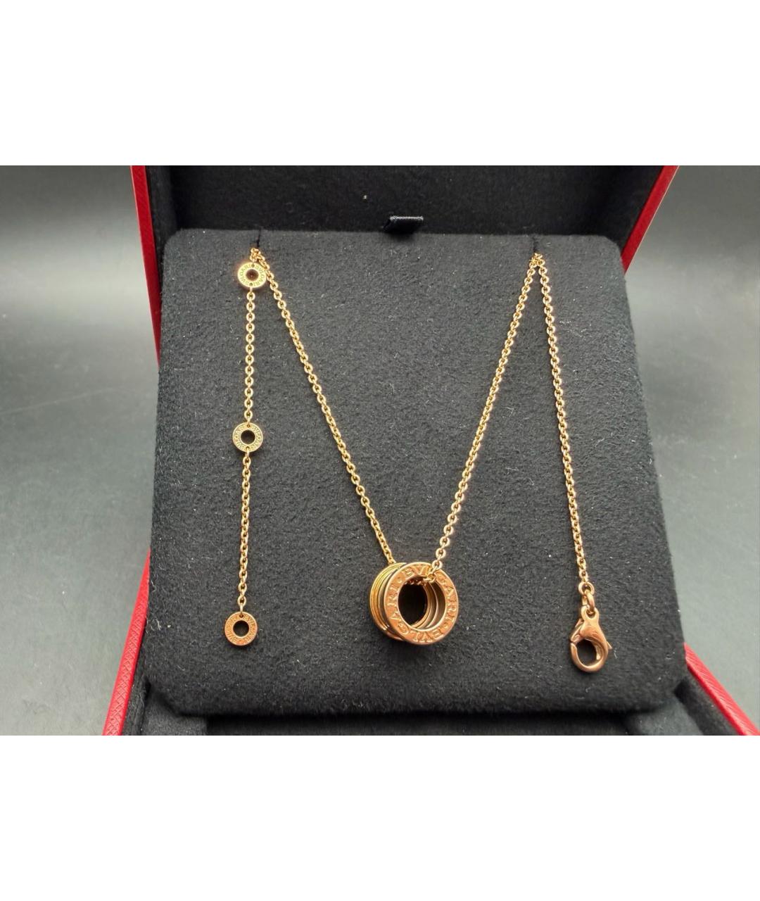 BVLGARI Золотое колье из розового золота, фото 4