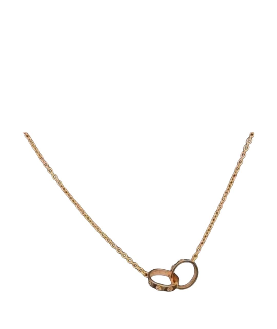 CARTIER Золотое колье из розового золота, фото 1