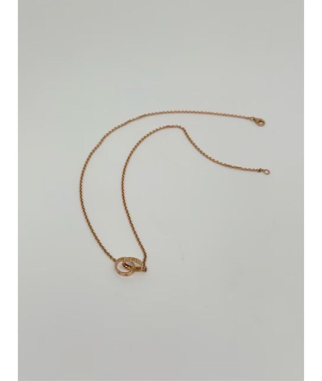 CARTIER Золотое колье из розового золота, фото 3