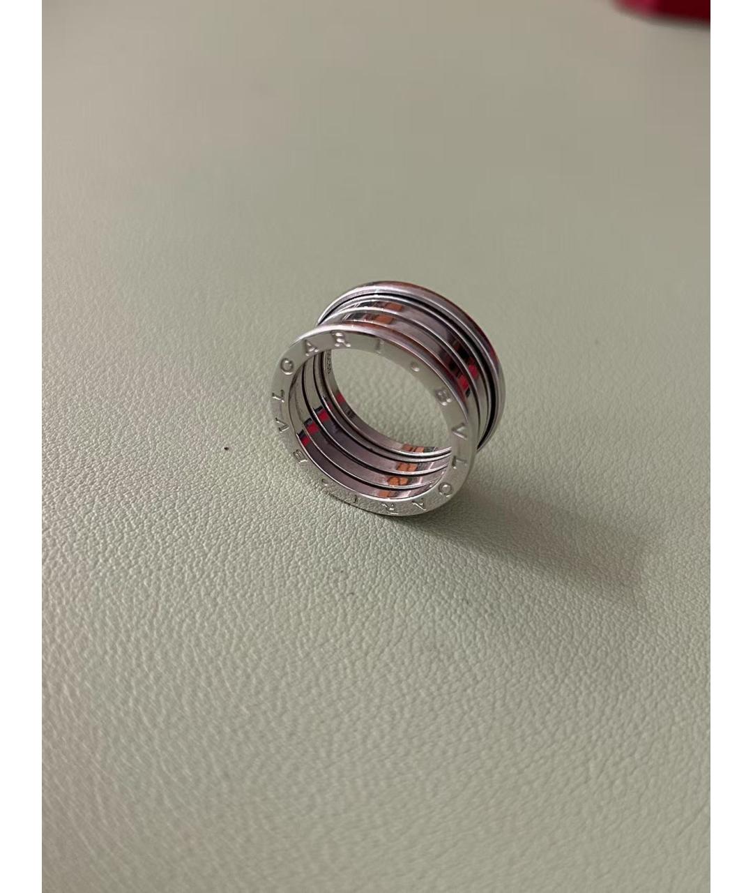 BVLGARI Серебряное кольцо из белого золота, фото 4