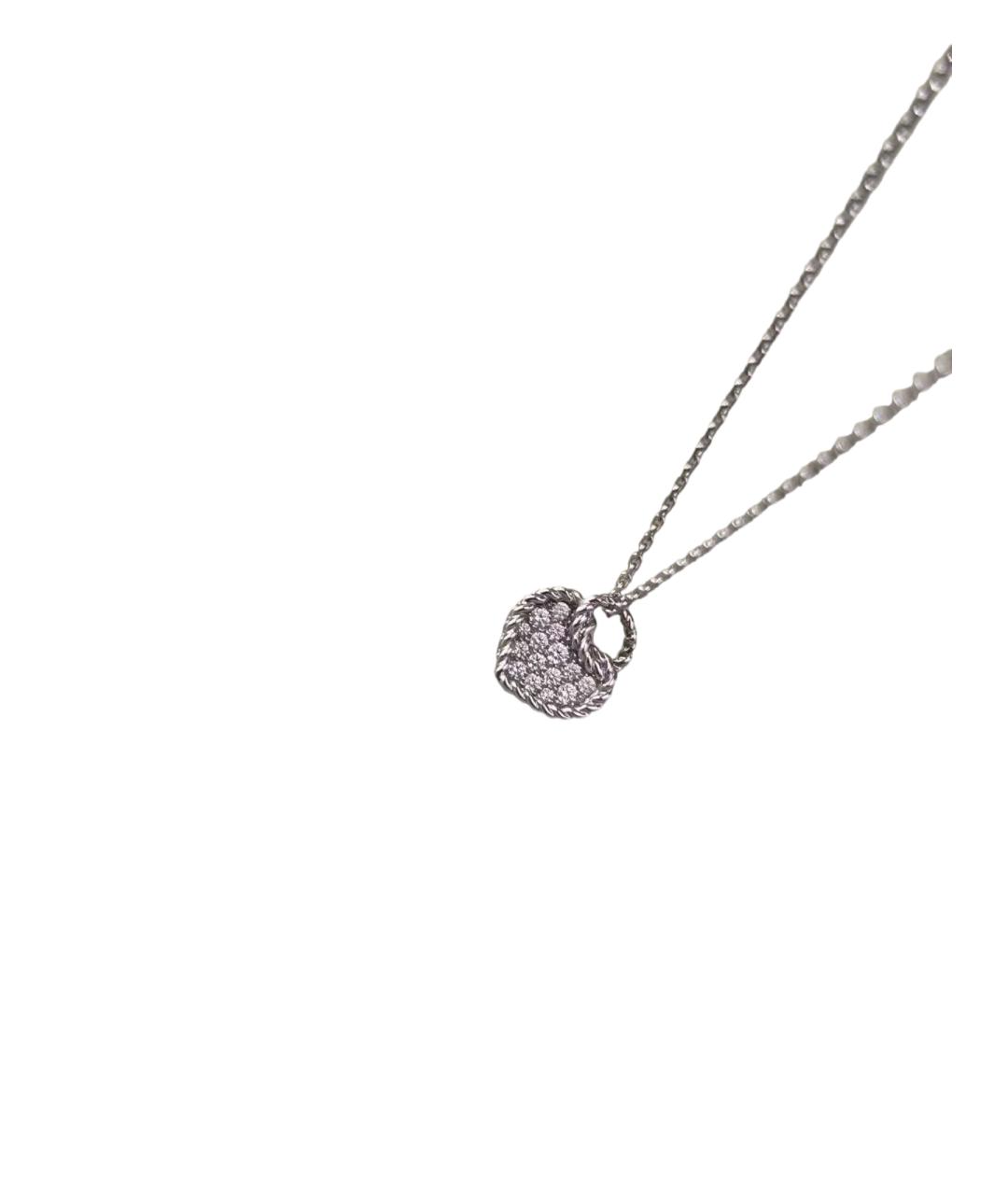 CARTIER Серебряное колье из белого золота, фото 1