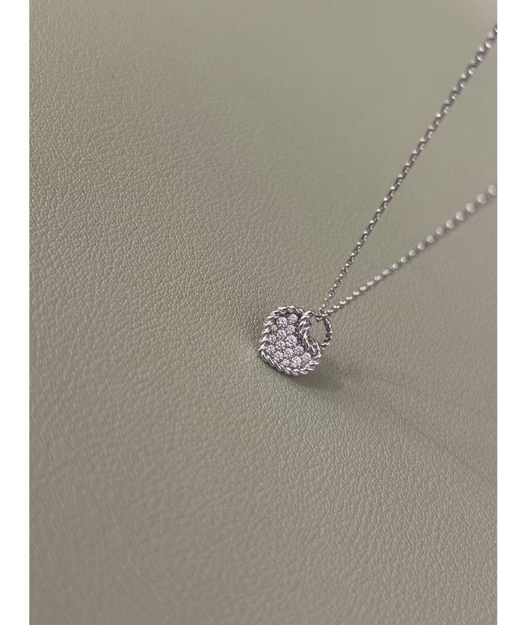 CARTIER Серебряное колье из белого золота, фото 2