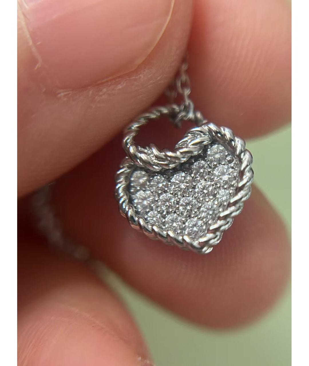 CARTIER Серебряное колье из белого золота, фото 4