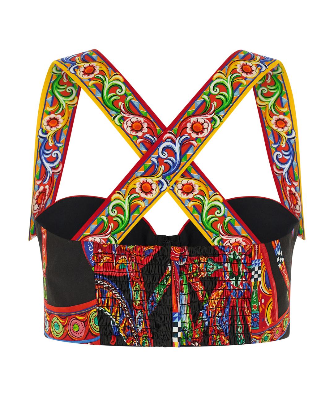 DOLCE&GABBANA Мульти хлопковая майка, фото 2