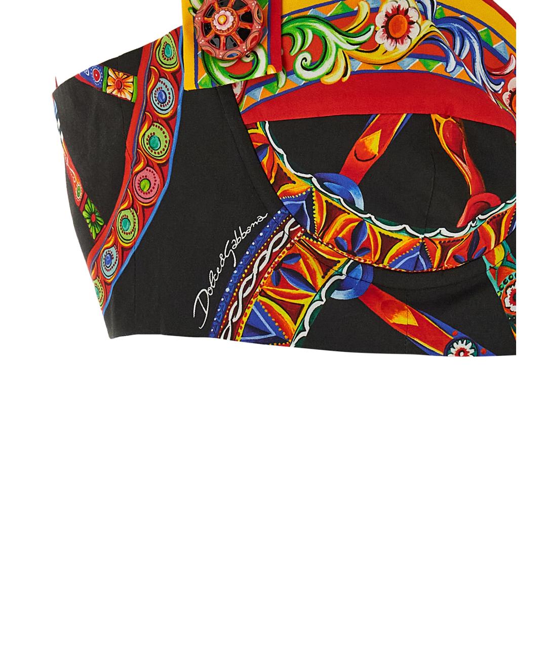 DOLCE&GABBANA Мульти хлопковая майка, фото 4