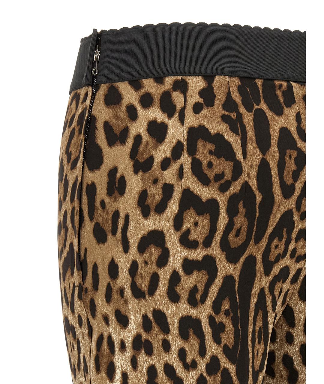 DOLCE&GABBANA Мульти вискозные леггинсы и велосипедки, фото 4