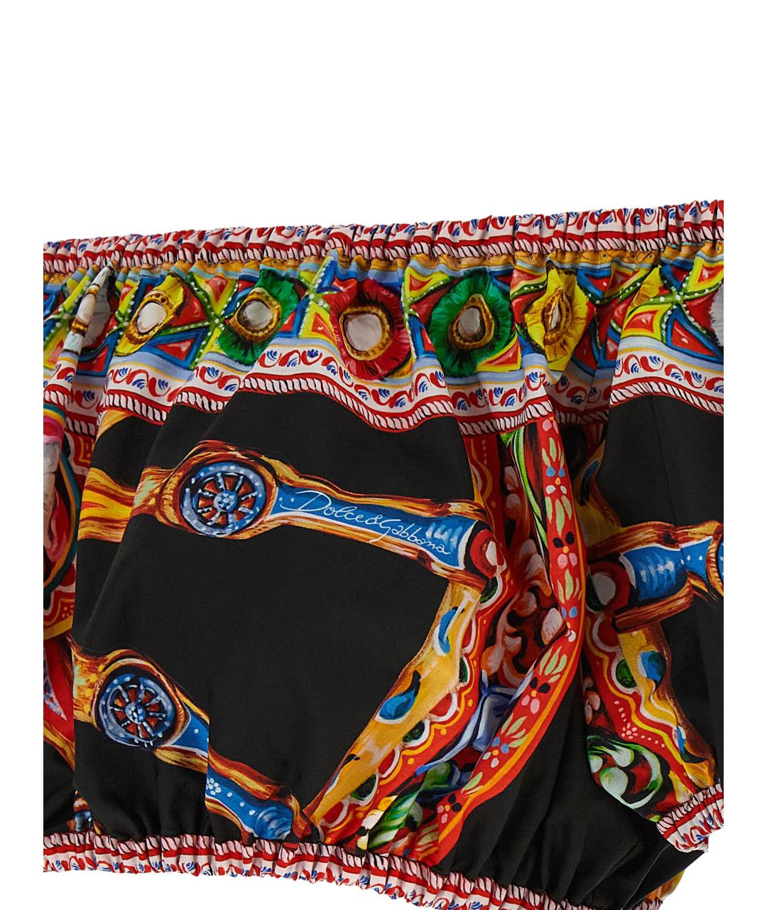 DOLCE&GABBANA Мульти хлопковая майка, фото 4