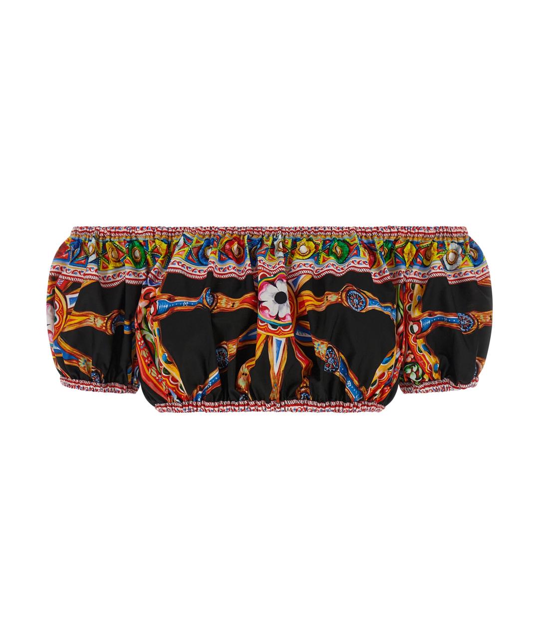 DOLCE&GABBANA Мульти хлопковая майка, фото 1