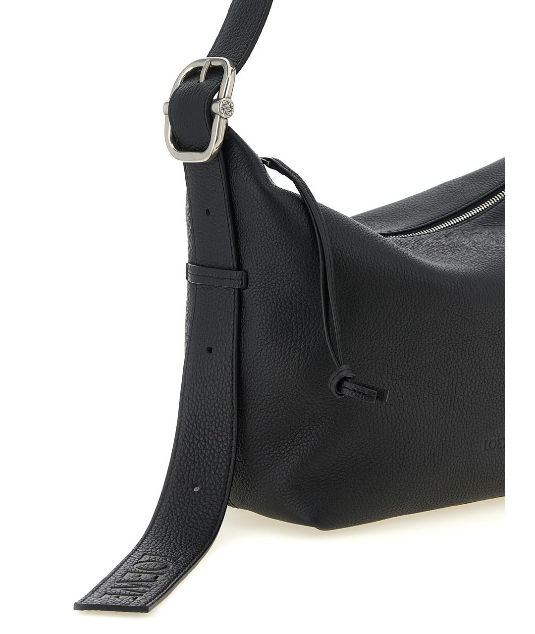 LOEWE Черная кожаная сумка на плечо, фото 3