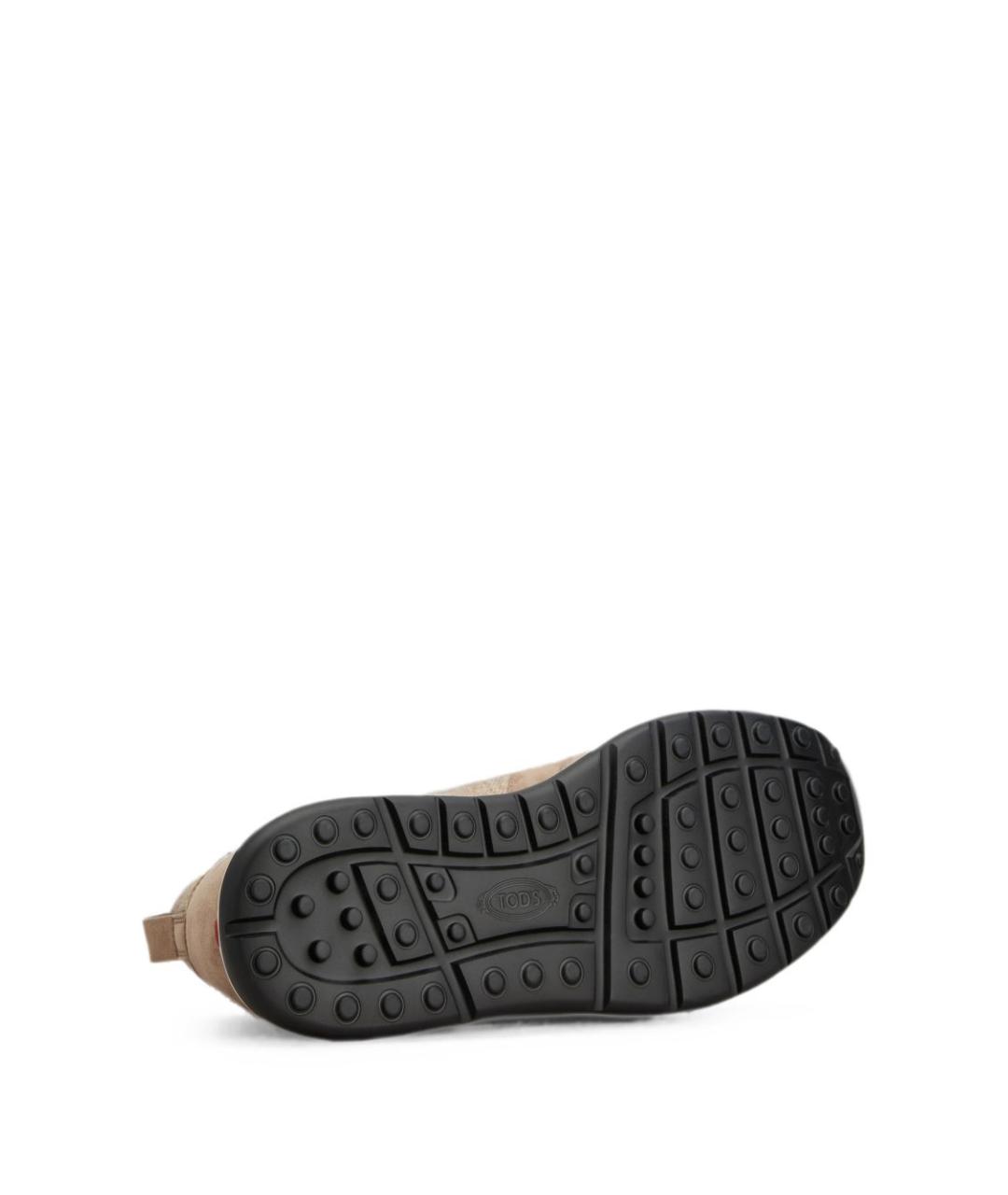 TOD'S Бежевые низкие кроссовки / кеды, фото 5