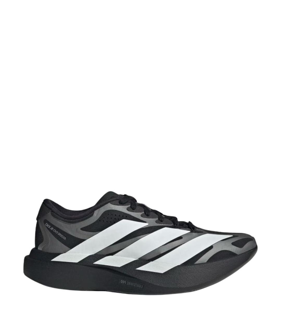 ADIDAS Черные текстильные низкие кроссовки / кеды, фото 1