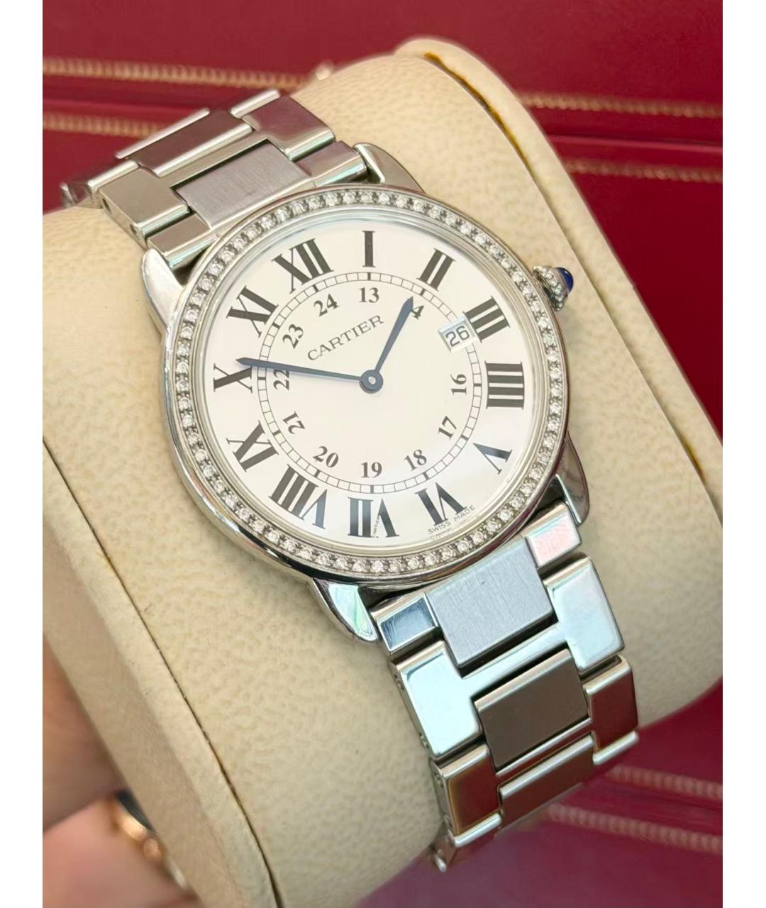 CARTIER Серебряные часы, фото 3
