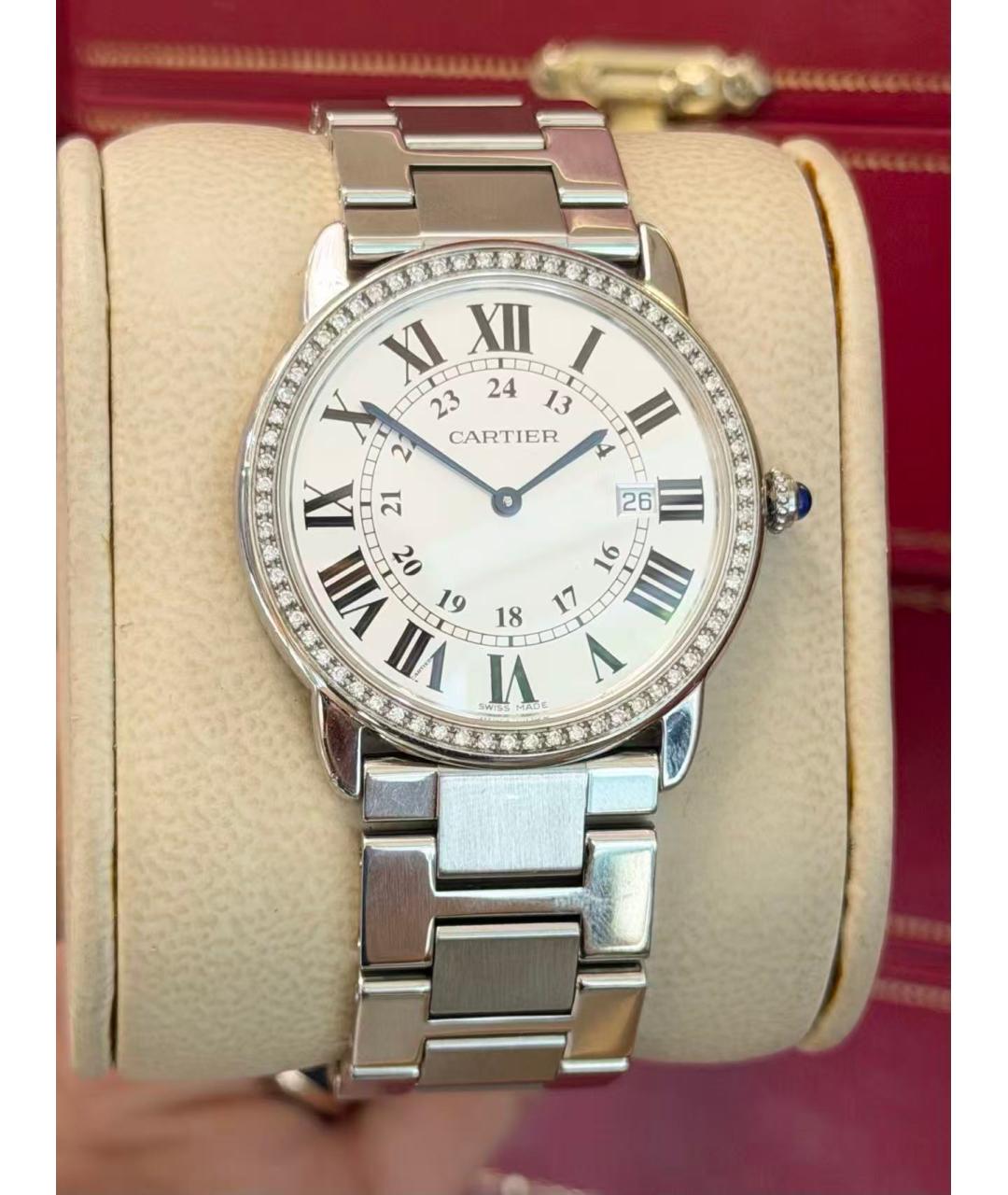 CARTIER Серебряные часы, фото 2