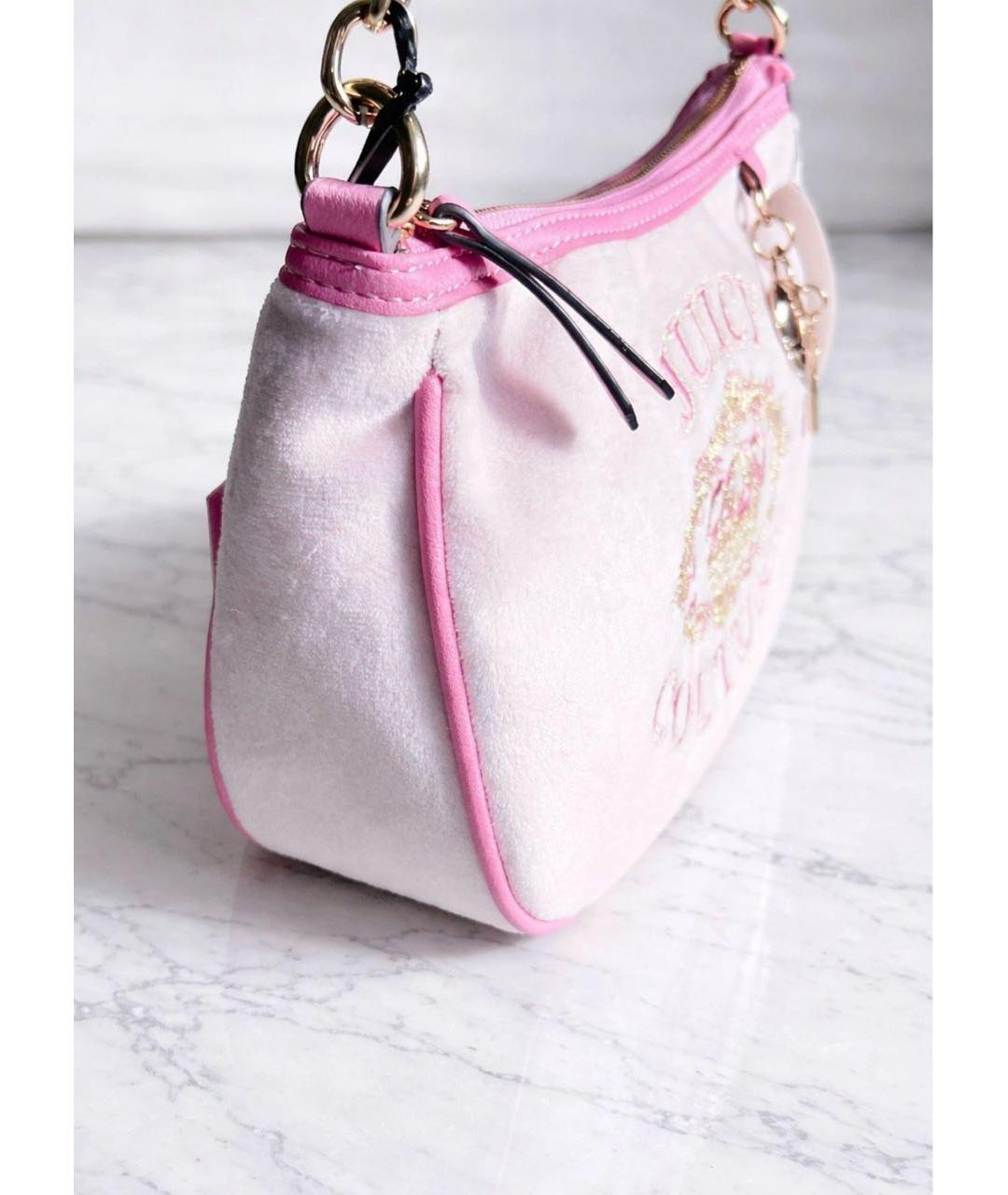 JUICY COUTURE Розовая сумка с короткими ручками, фото 3