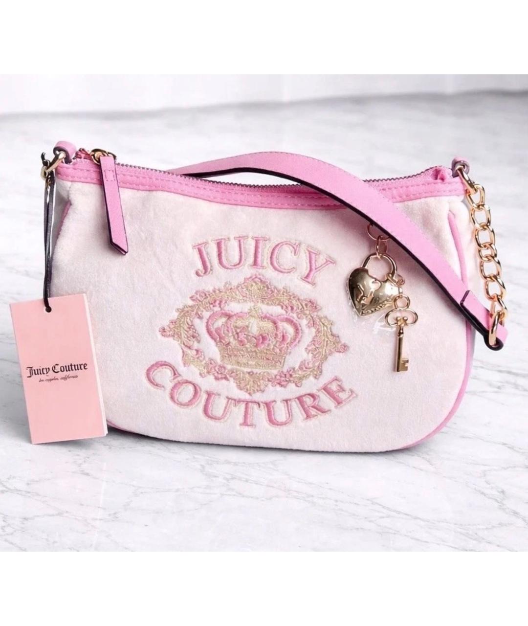 JUICY COUTURE Розовая сумка с короткими ручками, фото 2