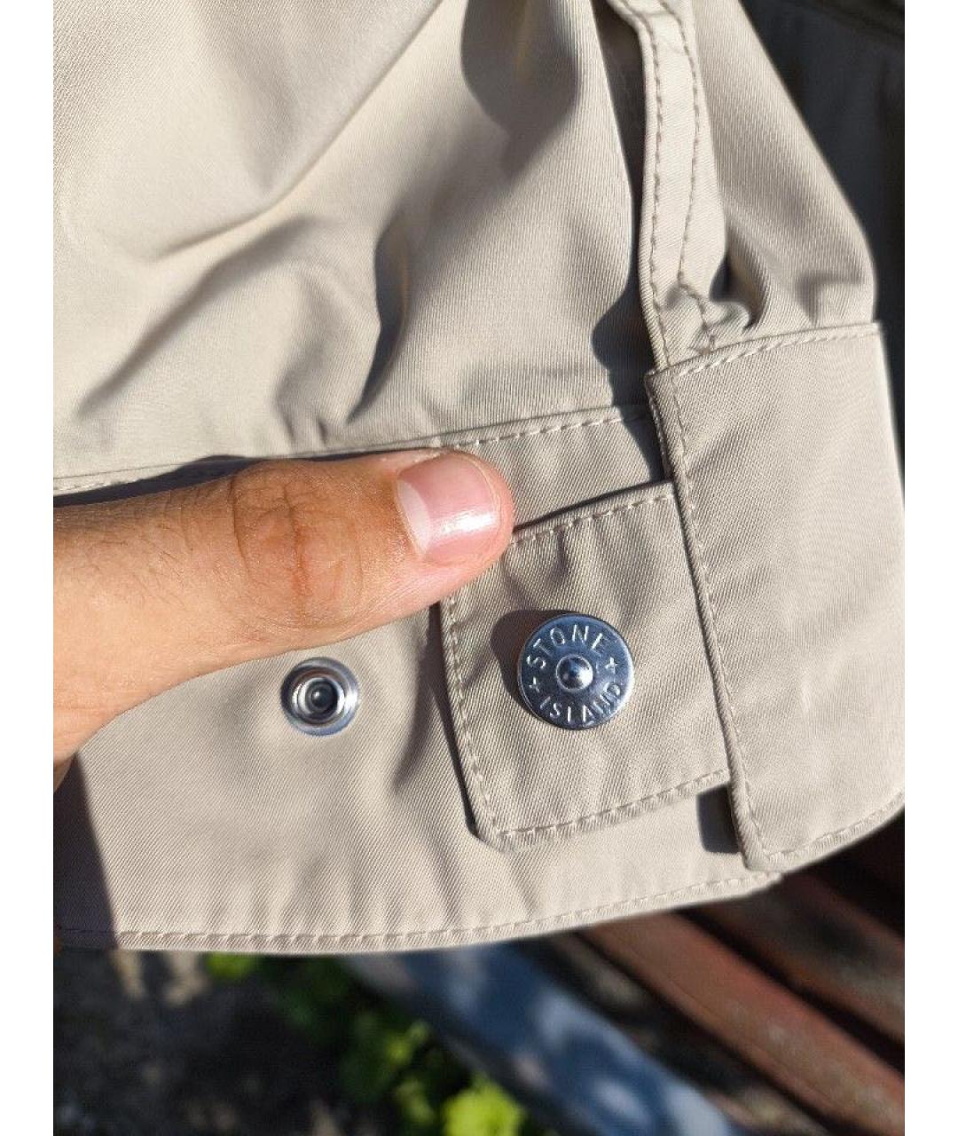 STONE ISLAND Бежевая куртка, фото 4