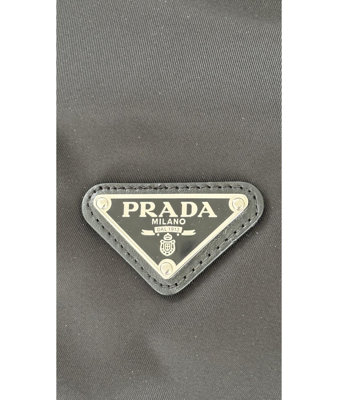 PRADA Черная полиамидовая куртка, фото 4