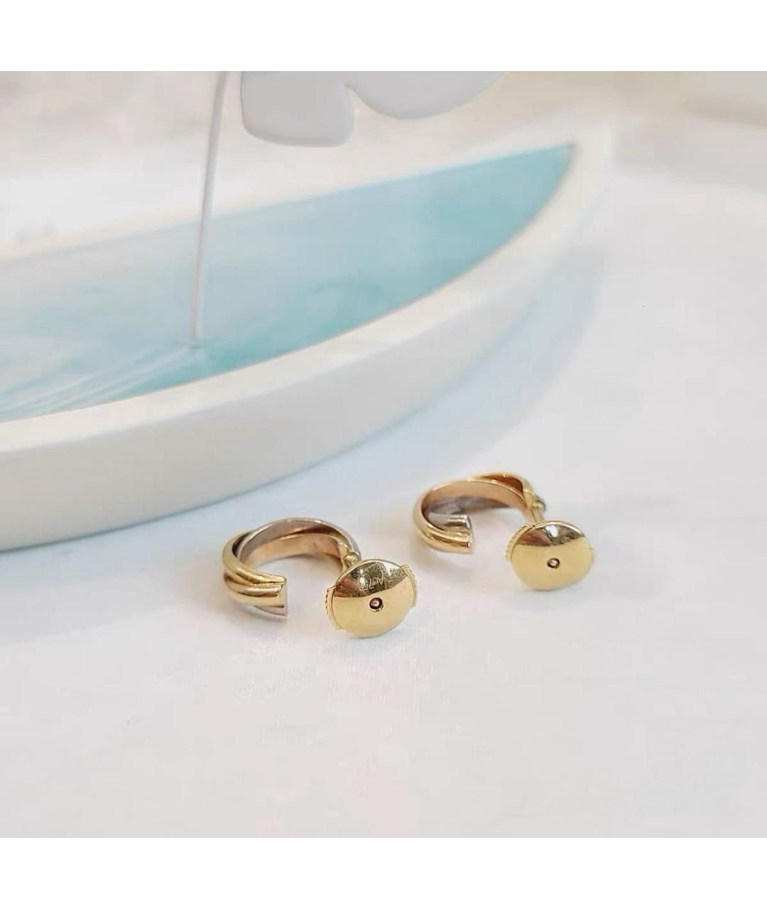 CARTIER Золотые серьги из розового золота, фото 2