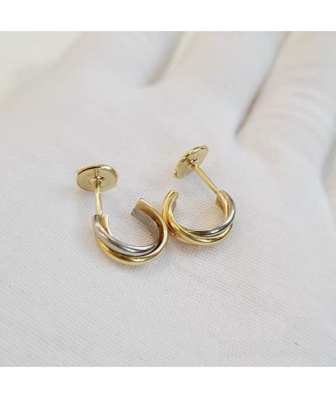 CARTIER Золотые серьги из розового золота, фото 3
