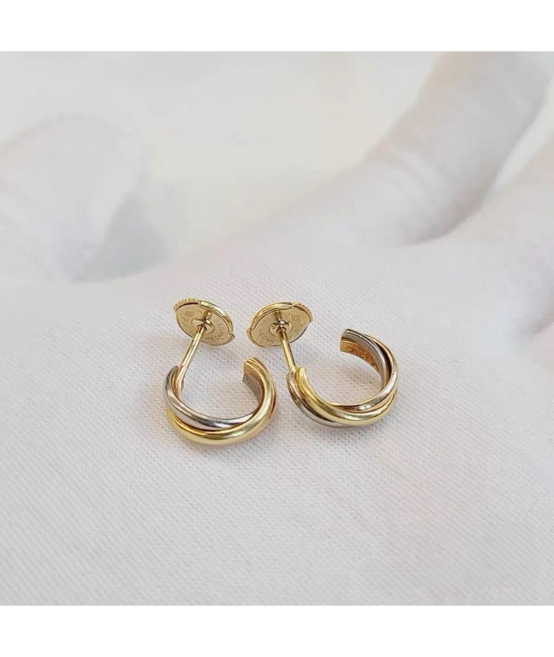 CARTIER Золотые серьги из розового золота, фото 4