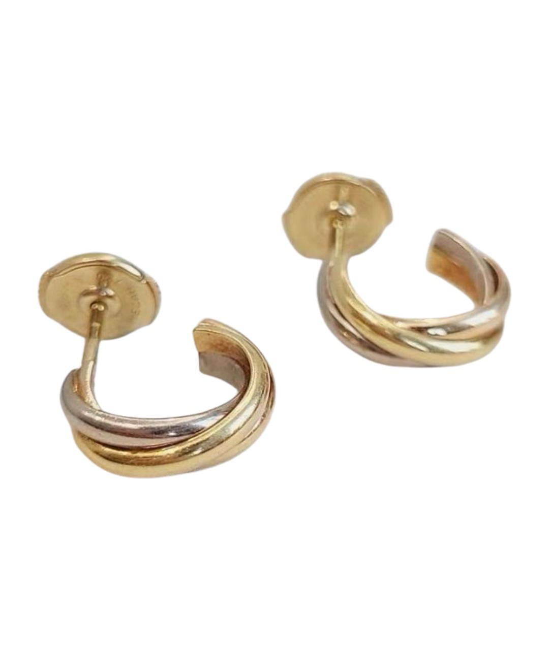 CARTIER Золотые серьги из розового золота, фото 1