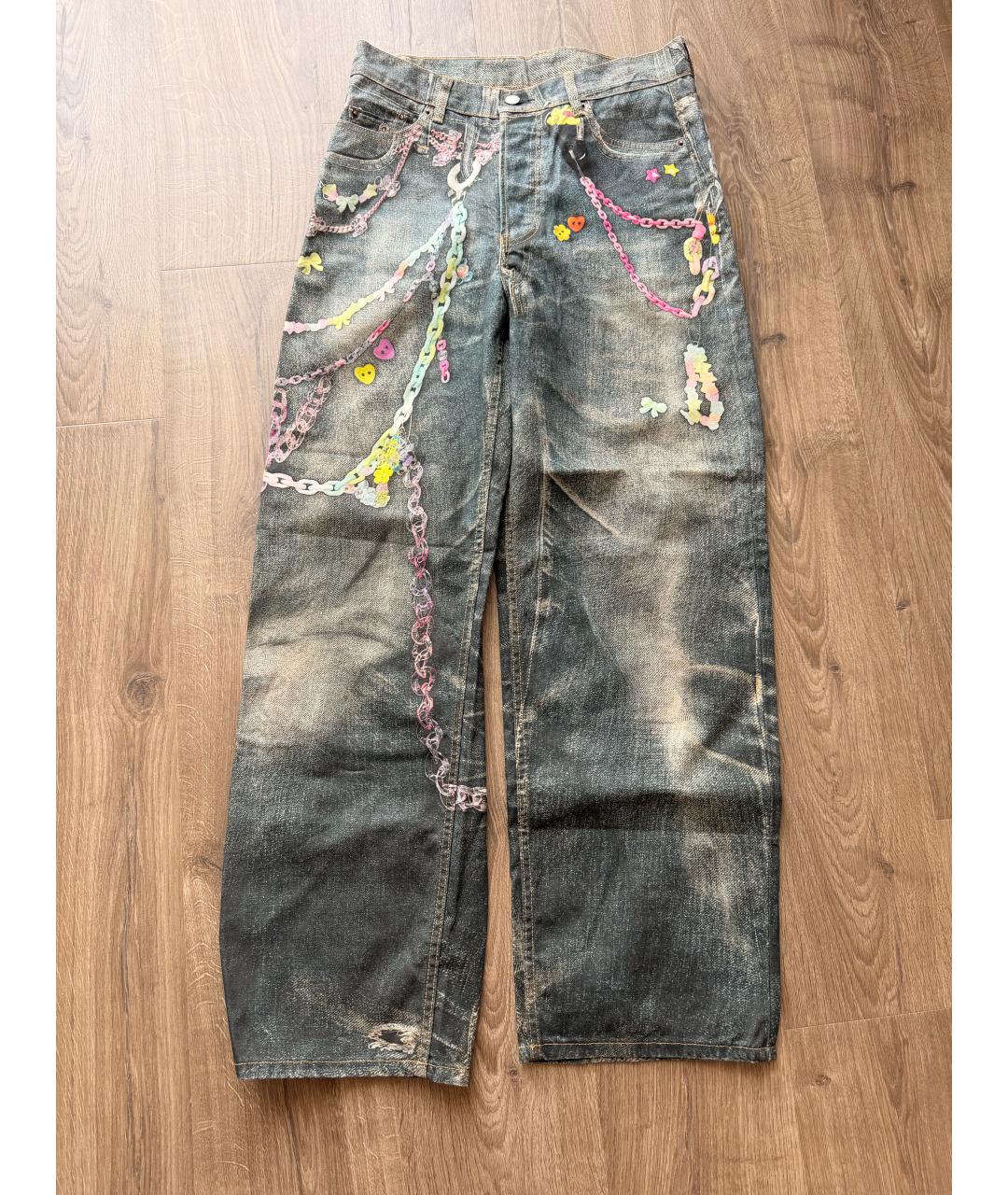 ACNE STUDIOS Хлопковые прямые джинсы, фото 5